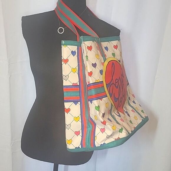 Brighton Holiday Christmas Love & Joy Canvas Tote - Picture 12 of 15